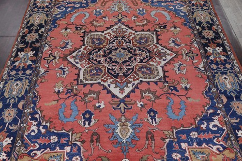 Vegetable Dye Palace Size Handmade 13x19 Wool Oriental Heriz Rug 18'7