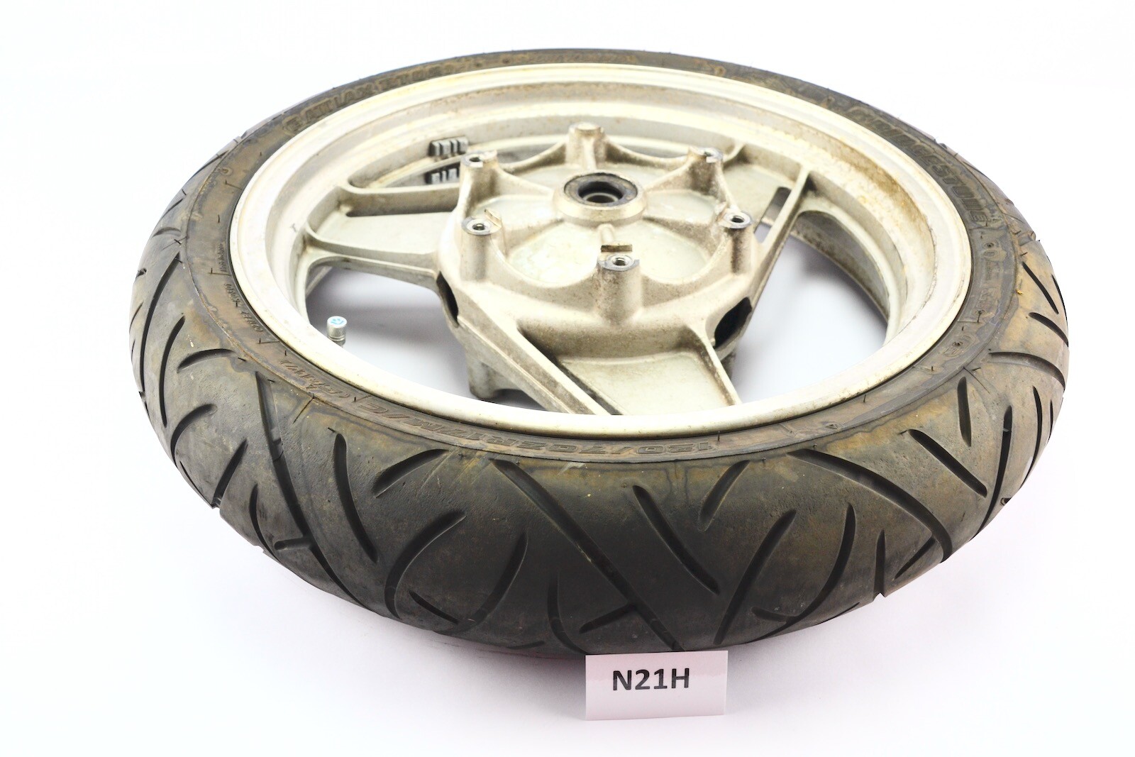 Gです。 Kawasaki ZX 10 ZXT00B Bj 1989 - front wheel rim front N21H