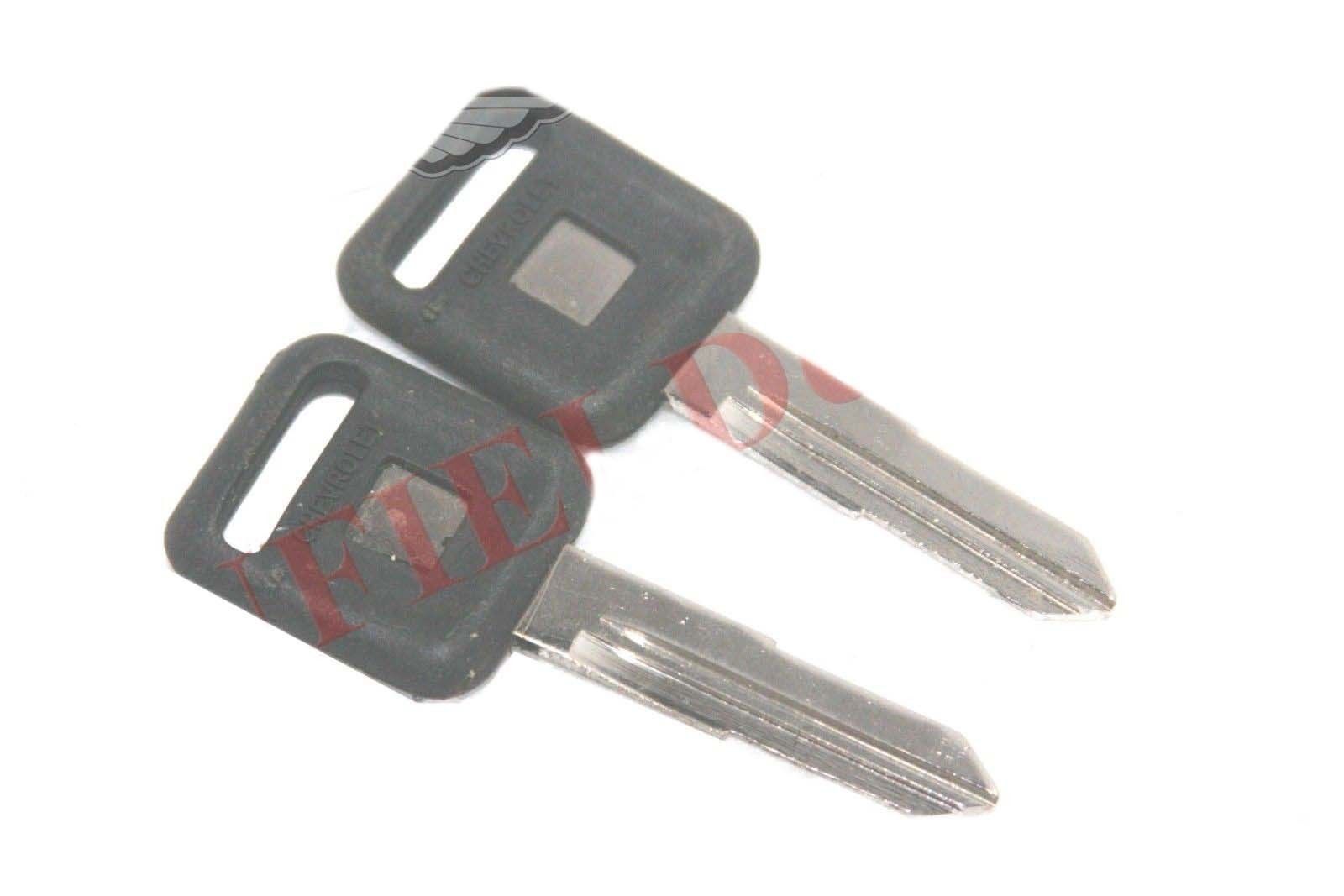 Chevrolet Uncut Blank Ignition Keys 2 Units Compatible With Tavera 
