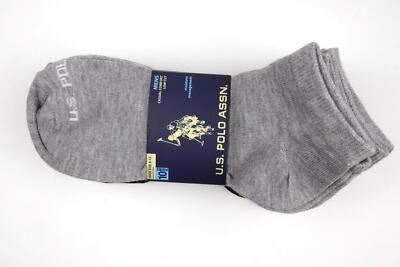 Mens Low Cut Socks Moisture Control US Polo Association Sport Sock Pack of 10