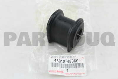 4881848060 Genuine Toyota BUSH, STABILIZER, REAR 48818-48060