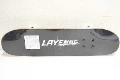 LAYENNE Skateboard 31 x 8 Zoll 7-lagiges Ahorn-Deck Schwarz Lila Neu Rechnung