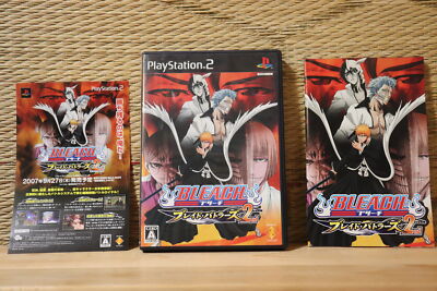 BLEACH Blade Battlers 2nd 2 w/flyer Japan PS2 Playstation 2 Very Good Condition!