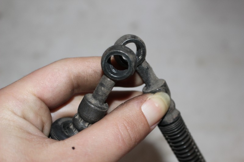 その他 yyy 1985-1987 KAWASAKI NINJA ZX600 REAR BRAKE LINE HOSE (TOB205