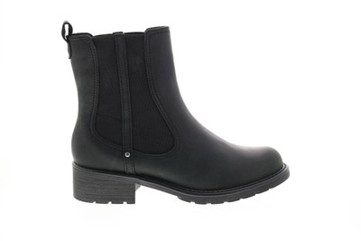 

Clarks Orinoco Club 26130355 Женские черные кожаные ботинки челси без шнуровки 6, Черный, Clarks Orinoco Club