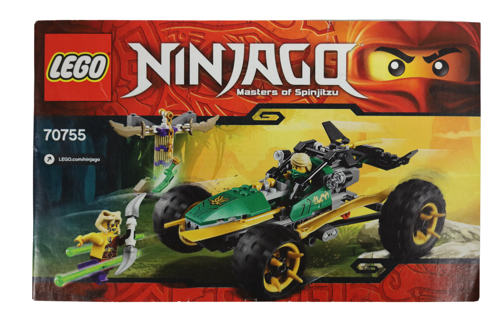 LEGO NINJAGO Masters of Spinjitzu 70755 Jungle Raider MANUAL ONLY