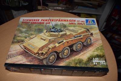 Italeri Schwerer Panzerspahwagen Tank Model Kit 294 IN BOX