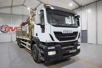 2014 (64 PLATE) Iveco STRALIS 310 DROPSIDE GRAB 6x2 Euro 6 Cranes