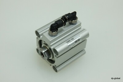 LOT//2* NEW* SMC PNEUMATIC CYLINDER COMPACT DOUBLE ACTING CQ2B25-5D
