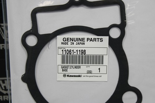 NEW 2017-2024 KAWASAKI OEM KX250 KX250F KX250X CYLINDER BASE GASKET 11061-1198