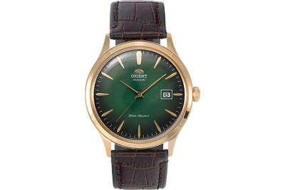 Pre-owned Orient Bambino Version 4 Fac08002f0 Ac0802f 42 Mm Green Dial