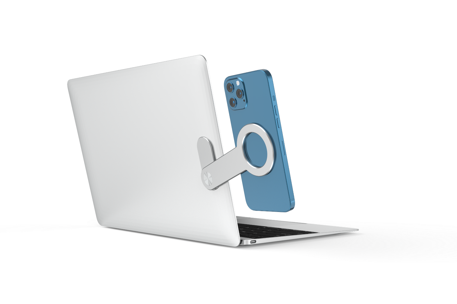 Adjustable Laptop, monitor magnetic expansion bracket cell phone holder aluminum