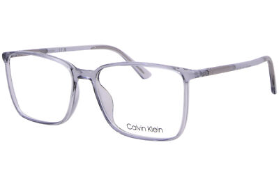 Calvin Klein CK22508 070 Eyeglasses Frame Men's Crystal Smoke Full Rim 55mm
