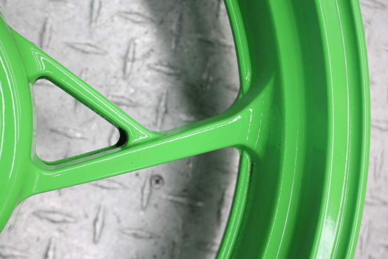 2024 KAWASAKI NINJA EX500 ABS GREEN REAR WHEEL RIM J17M/CXMT4.00