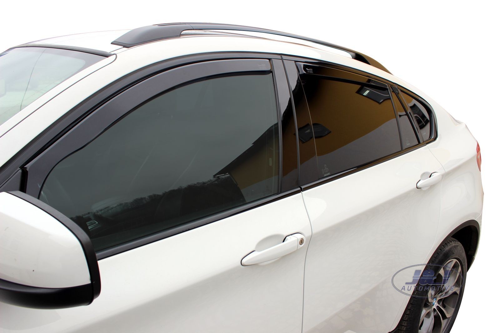 Deflettori Finestrini Auto Per BMW Serie 5 (E60) 2003-2009 - Protezione Pioggia E Neve, Design Sportivo, Montaggio Facile
