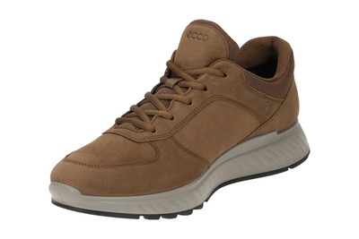 ECCO ECCO EXOSTRIDE HERRENSCHUHE - SPORTLICHE HALBSCHUHE - SCHNÜRSCHUHE BRAUN NEU