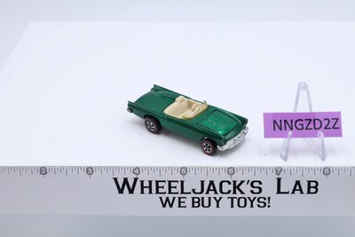 Classic '57 T-Bird Green 1968 1969 Mattel Redline Hot Wheels RL White Interior