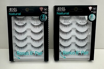 ARDELL #110 Multipack False Eyelashes Fake Eye Lashes, 2 packs (12 Pairs)