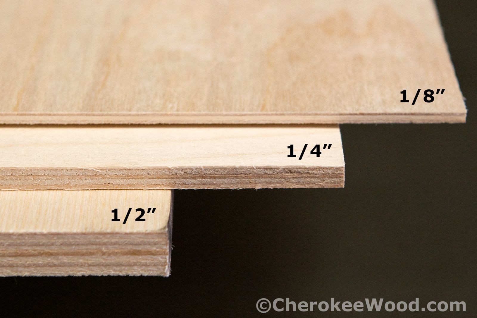 Baltic Birch Plywood 1/8", 1/4", 1/2" & 3/4" Cut to Size