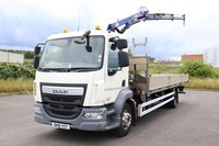 DAF LF 220 14T 4X2 26FT PM6 CRANE DROPSIDE (2016)
