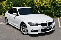 64 REG BMW 325d M Sport 4dr Step Auto NAV LEATHER FSH WHITE STUNNING 90,000 MILE