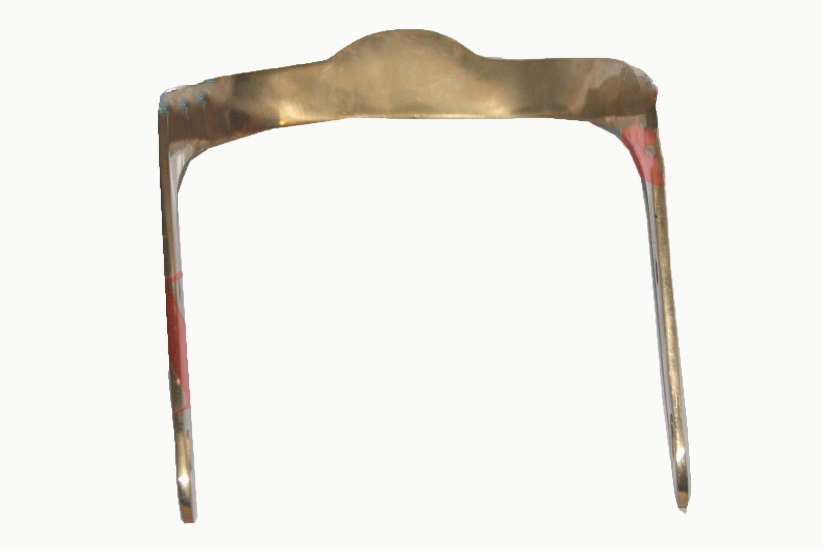 Royal Embossed Brass Pillion Seat Handle For Royal Enfield Bullet UCE Thunderbird 