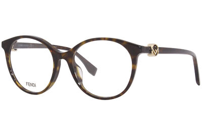 Fendi FF0336/F 086 Eyeglasses Women's Dark Havana Full Rim
