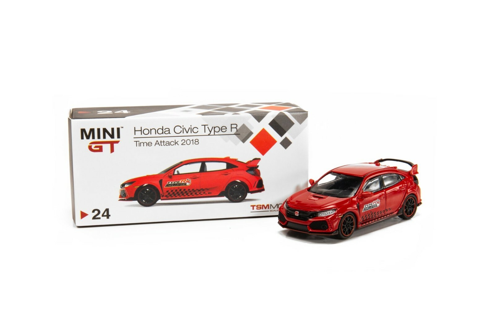 MINI GT 24 Honda Civic Type R (FK8) - Time Attack 2018 MINGT