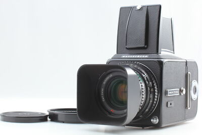 【N MINT /w Hood】 Hasselblad 500C/M Black Body C 80mm f2.8 Lens A12 II From JAPAN