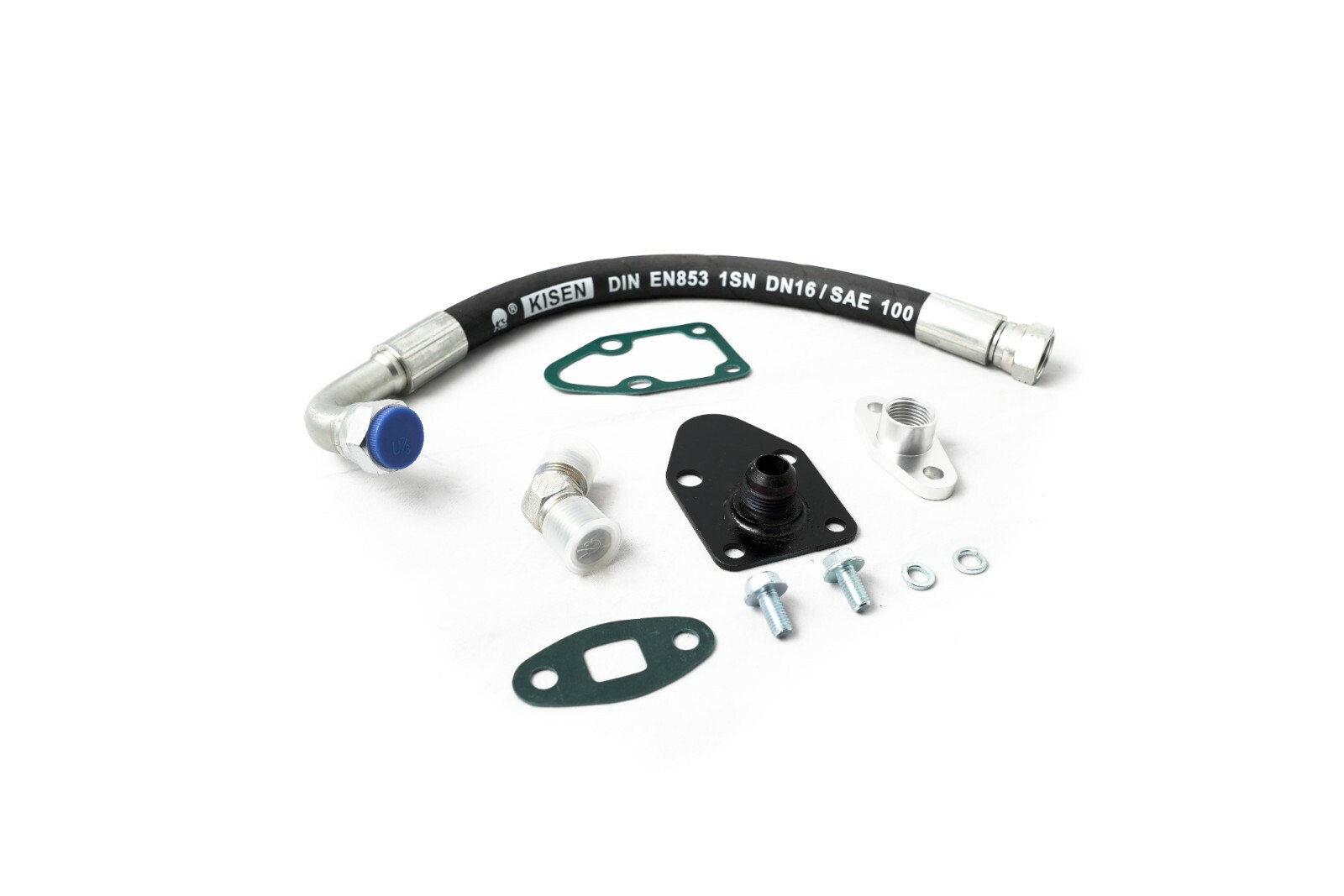 Upgraded Heavy Duty Turbo Drain Line Kit For 9200 Chevy GMC 6.5L Turbo