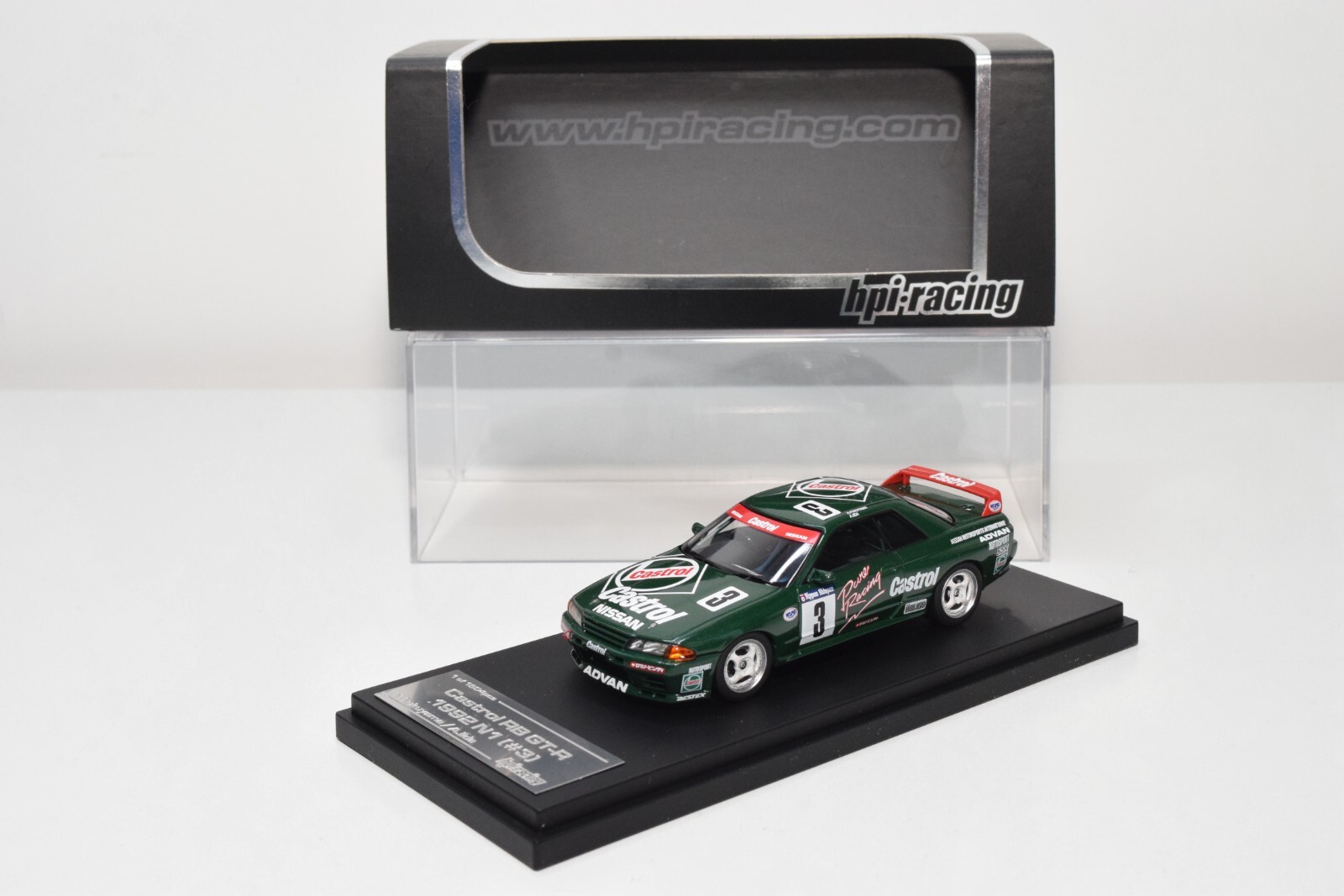 B22 1:43 HPI RACING 8139 NISSAN SKYLINE CASTROL RB GT-R #3