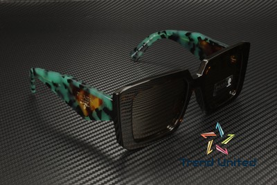 Pre-owned Prada Pr 23ysf 2au06b Tortoise Dark Brown 52 Mm Women's Sunglasses