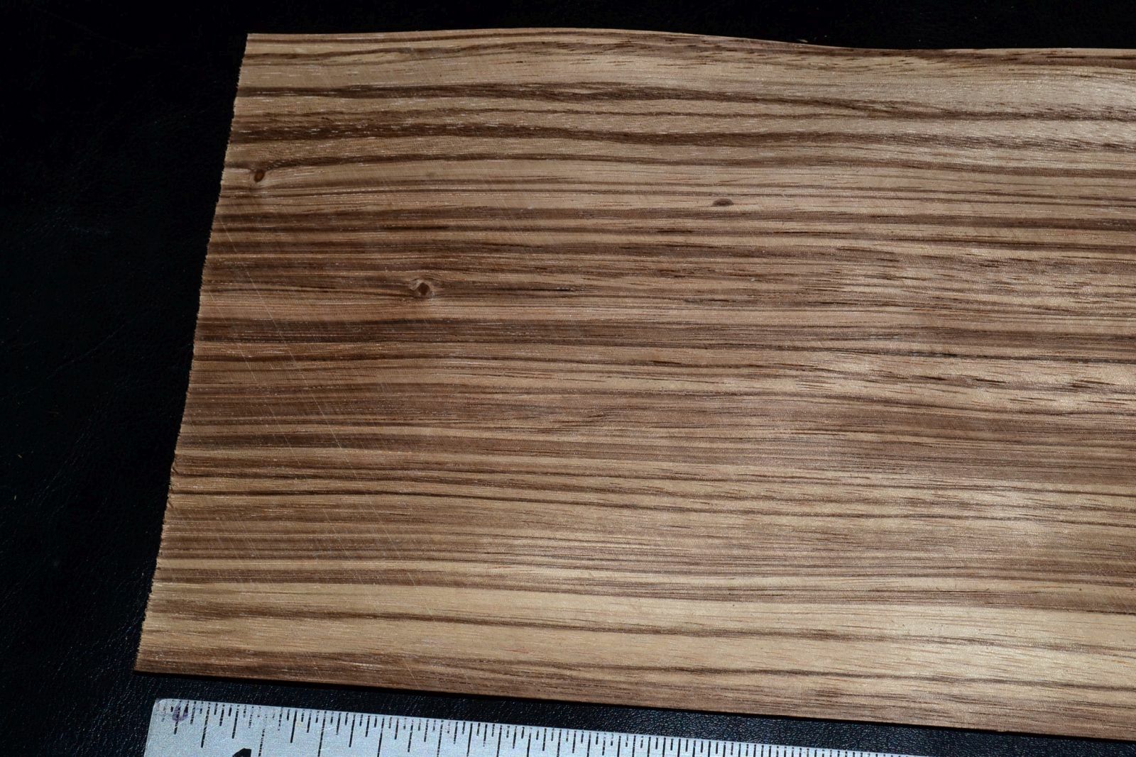 Zebrano Wood Veneer Sheets 6 x 31 inches 1/42nd thick                 MAR8636-25