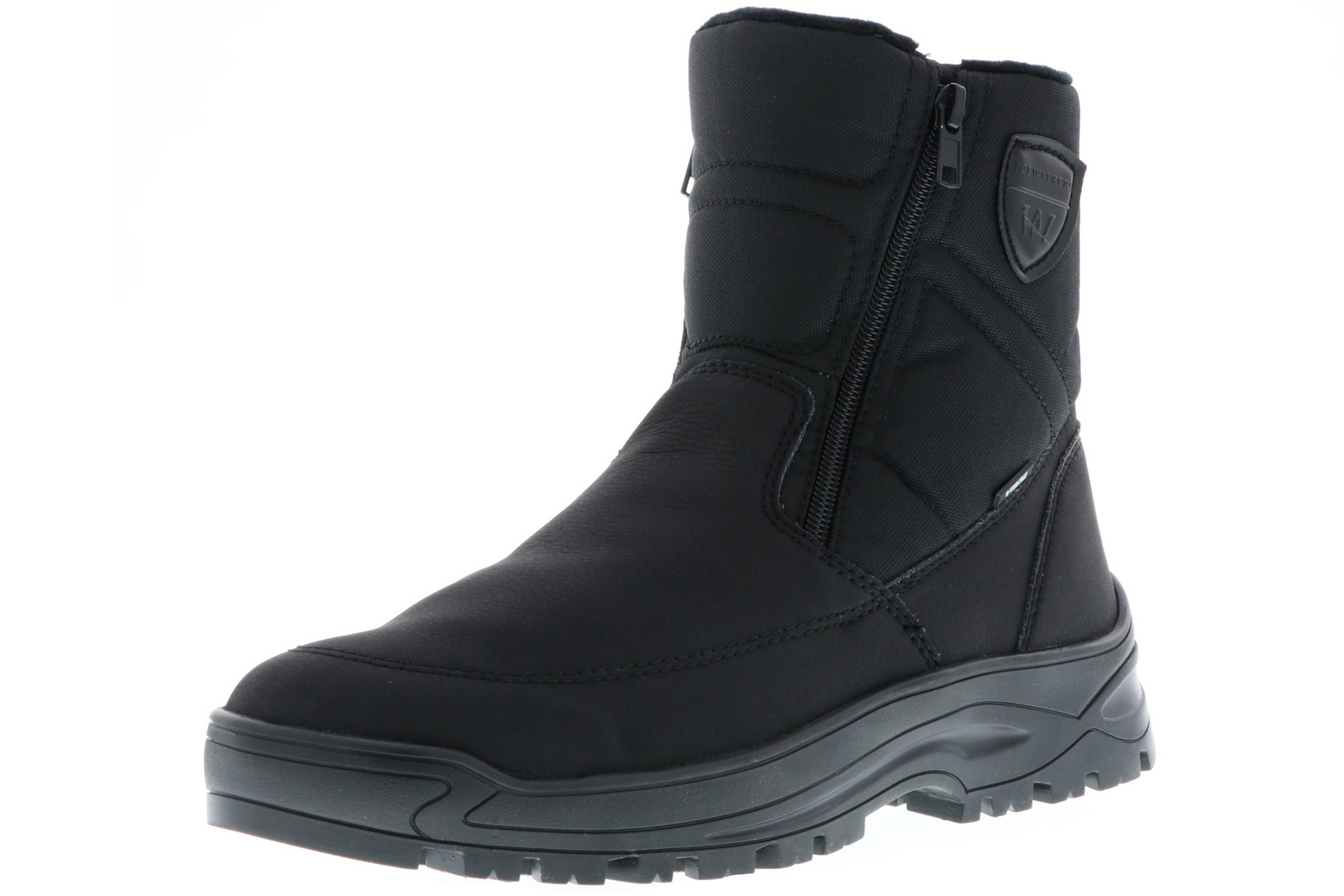 VISTA VISTA HERREN KURZSCHAFT WINTERSTIEFEL STIEFELETTEN SNOWBOOTS GEFÜTTERT SCHWARZ