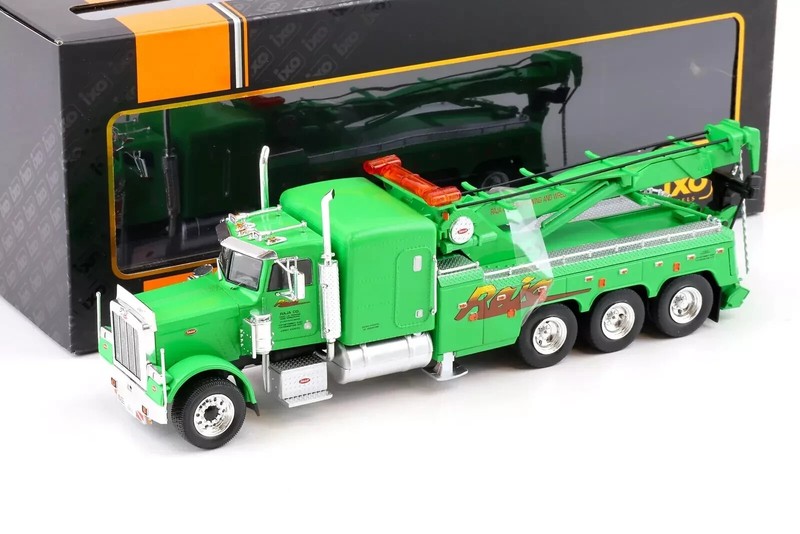 Ixo Ttr031 Peterbilt 359 Wreker Depanneuse Verte 1/43