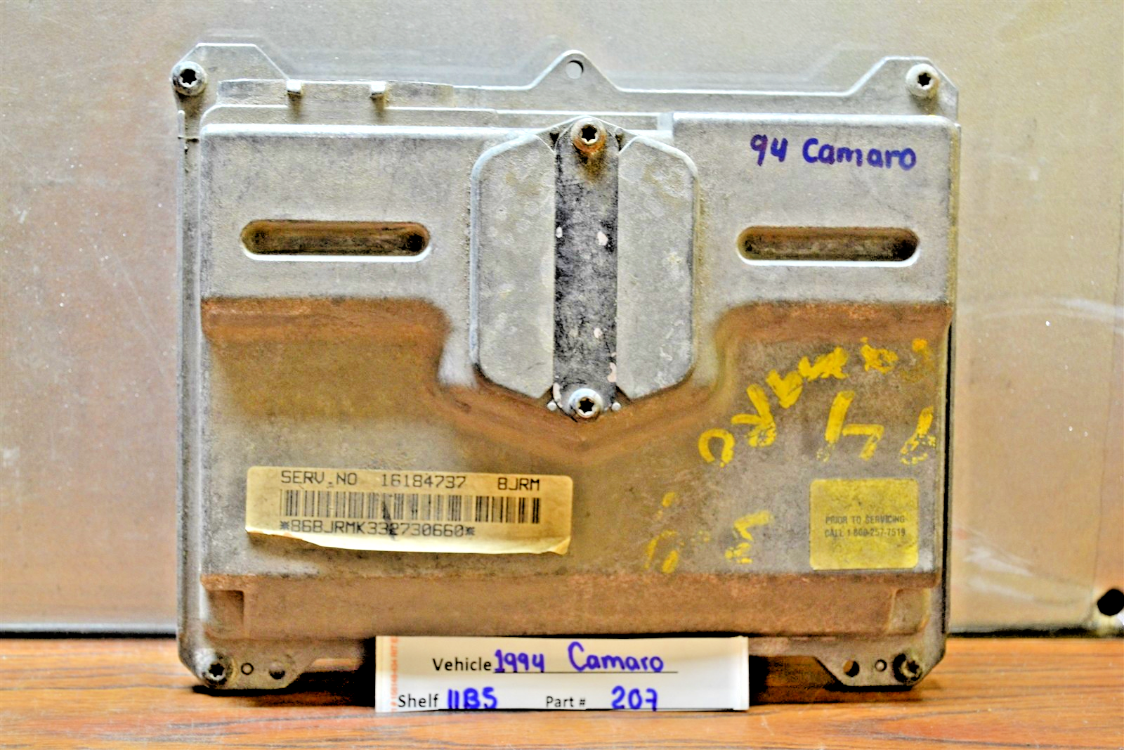 セルベスターパーソナル 16184737 Chevrolet Camaro 1994-1995 Engine Control Unit ECU