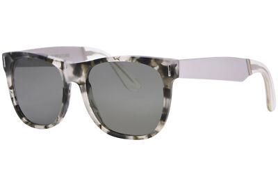 RetroSuperFuture 774 W12 Sunglasses Puma/Silver/Green Zeiss Pilot 55mm