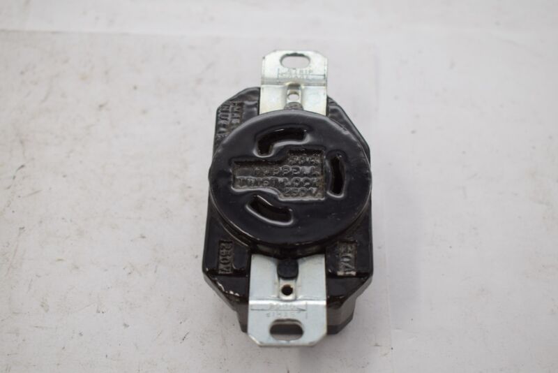 Vintage Hubbell Twist-Lock 30A 250V Plug Receptacle USA