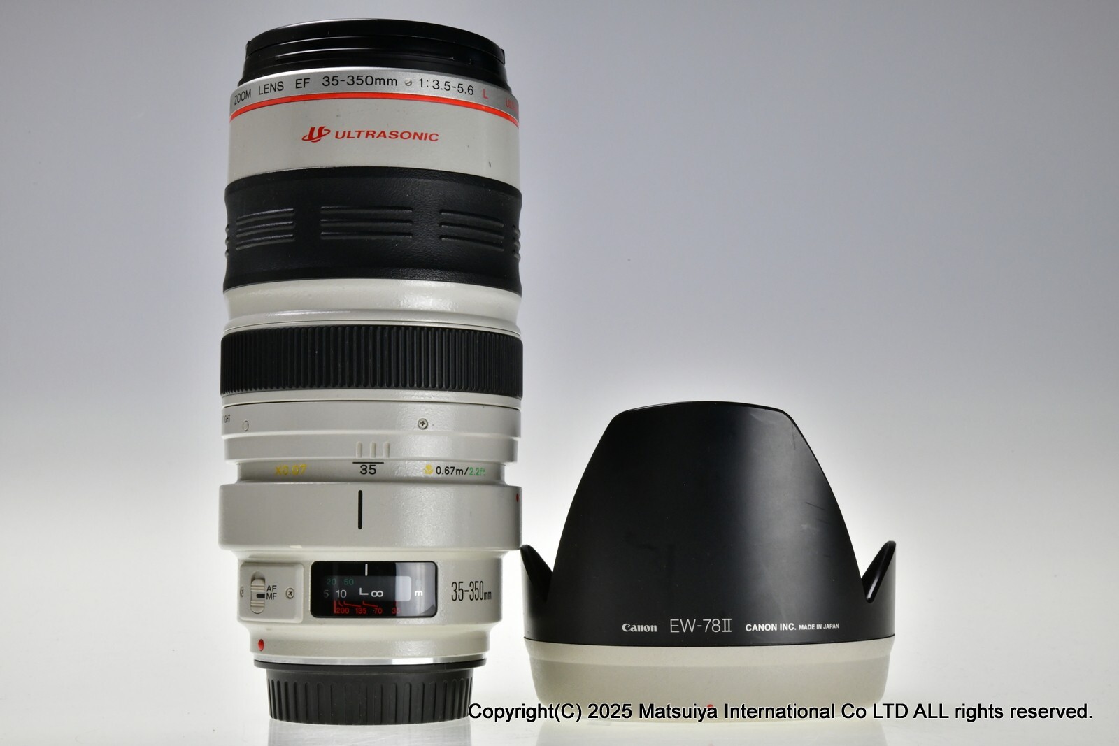 1279 Canon EF 35-350mm F3.5-5.6L USM キャノン 白レンズ AF望遠ズーム