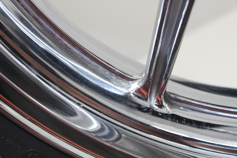 05-06 KAWASAKI NINJA ZX-6R ZX636C CHROME FRONT REAR WHEEL