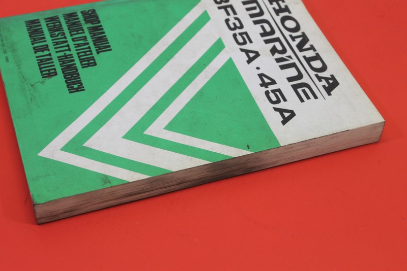 OEM HONDA MARINE BF35A - 45A SHOP MANUAL PART# 66ZV300 ENGLISH/FRENCH