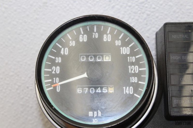 1978 KAWASAKI KZ650 SR (#414) SPEEDOMETER TACHOMETER GAUGE