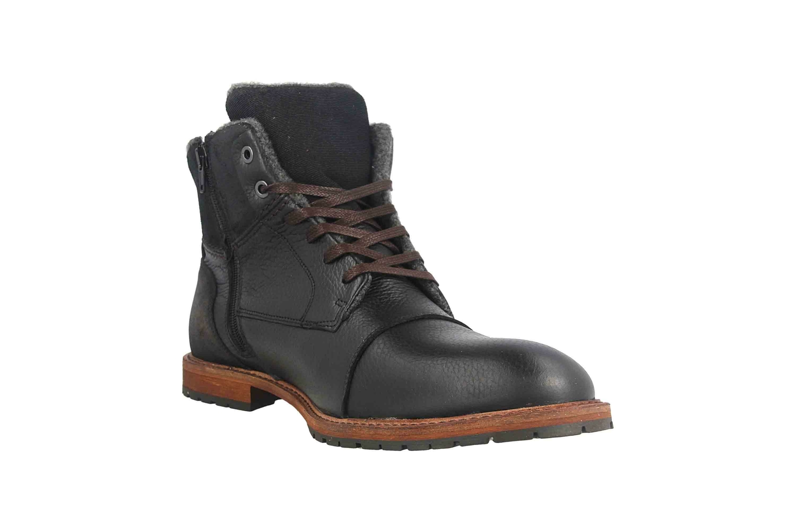 BULLBOXER BULLBOXER BOOTS 901K56541ABKDBSU50 HERRENSCHUHE ÜBERGRÖSSEN SCHWARZ