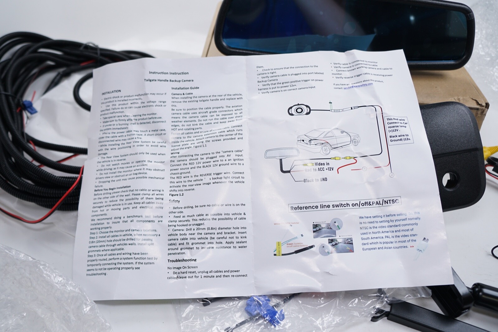 New Eway BCK003 Toyota Tundra 2007-2014 Backup Rear View Camera Tailgate Handle