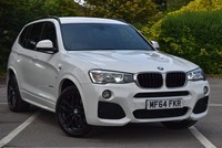 64 REG BMW X3 xDrive 20d M Sport 5dr Step Auto NAVIGATION LEATHER ULEZ FSH