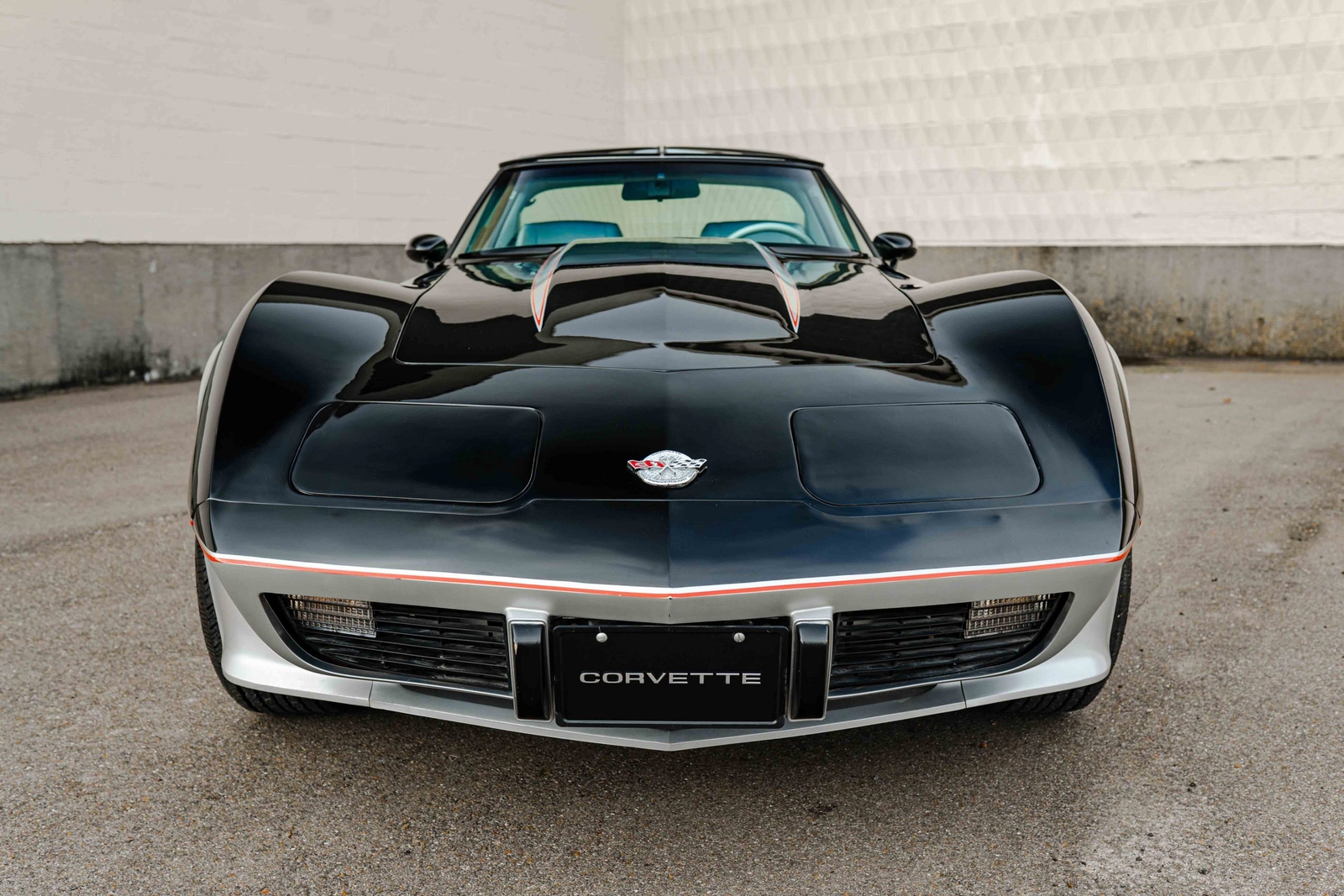 Owner Two Tone Black and Silver  Chevrolet Corvette with 9 Miles available now!