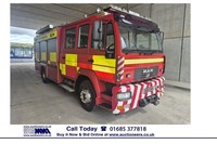 2007 MAN M2000 4X2 14 TON AUTO TVAC 6 SEAT CREW CAB FIRE TENDER C/W FRONT WINCH 