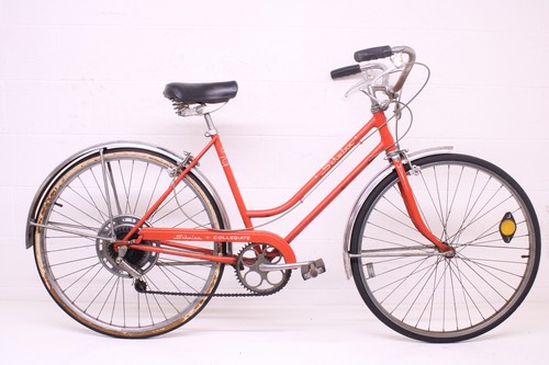 Vintage 1975 Ladies Orange Schwinn Collegiate 5 Speed Cruiser Bike Bicycle