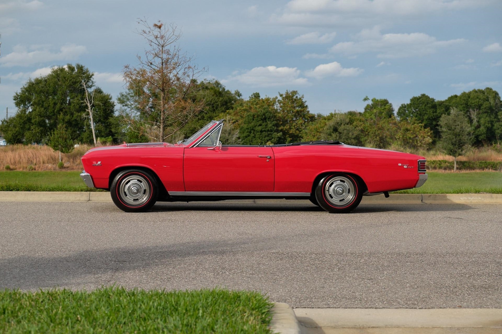 Owner 1967 Chevrolet Chevelle Restored, Convertible, 396 Big Block V8 Red