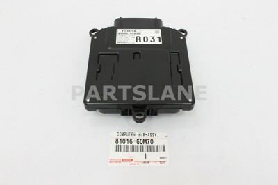 81016-60M70 Toyota OEM Genuine COMPUTER SUB-ASSY